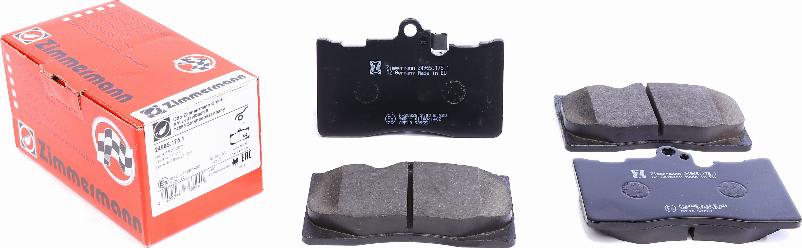 Zimmermann 24965.175.1 - Brake Pad Set, disc brake autospares.lv