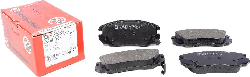 Zimmermann 24415.190.1 - Brake Pad Set, disc brake autospares.lv