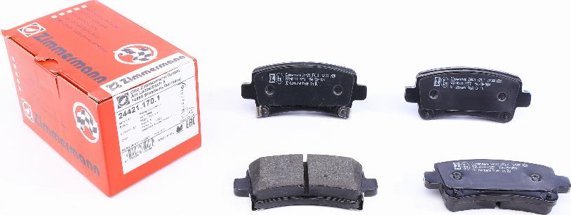 Zimmermann 24421.170.1 - Brake Pad Set, disc brake autospares.lv