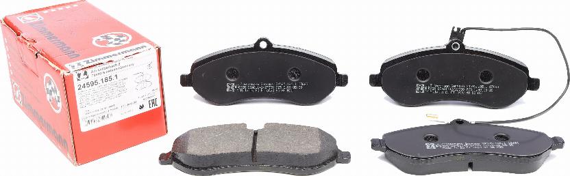 Zimmermann 24595.185.1 - Brake Pad Set, disc brake autospares.lv