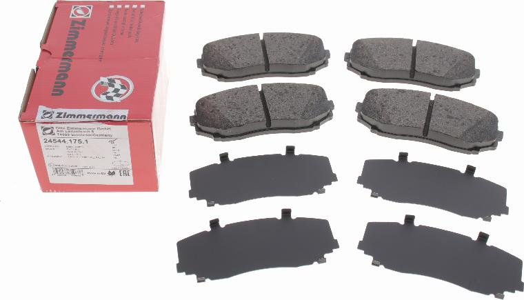 Zimmermann 24544.175.1 - Brake Pad Set, disc brake autospares.lv