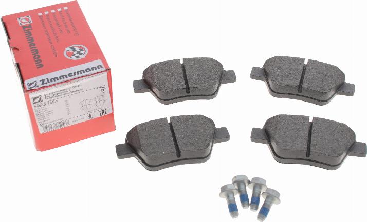 Zimmermann 24563.165.1 - Brake Pad Set, disc brake autospares.lv