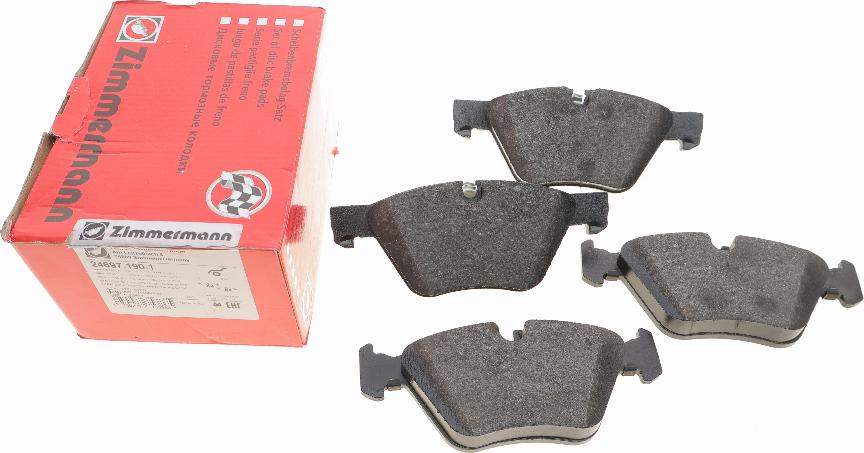 Zimmermann 24697.190.1 - Brake Pad Set, disc brake autospares.lv