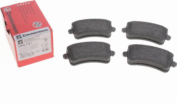 Zimmermann 24606.175.1 - Brake Pad Set, disc brake autospares.lv