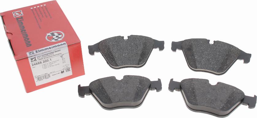 Zimmermann 24688.200.1 - Brake Pad Set, disc brake autospares.lv