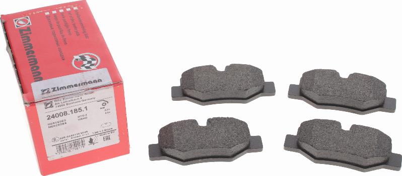 Zimmermann 24008.185.1 - Brake Pad Set, disc brake autospares.lv