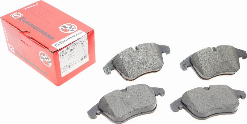 Zimmermann 24084.190.1 - Brake Pad Set, disc brake autospares.lv