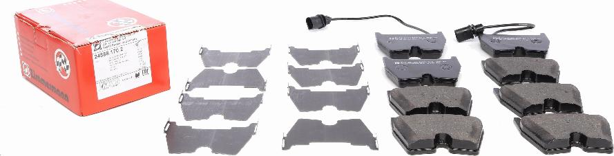 Zimmermann 24888.170.2 - Brake Pad Set, disc brake autospares.lv