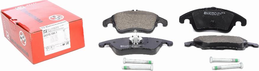 Zimmermann 24310.190.1 - Brake Pad Set, disc brake autospares.lv