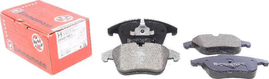 Zimmermann 24332.185.1 - Brake Pad Set, disc brake autospares.lv