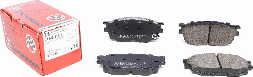 Zimmermann 24246.170.1 - Brake Pad Set, disc brake autospares.lv