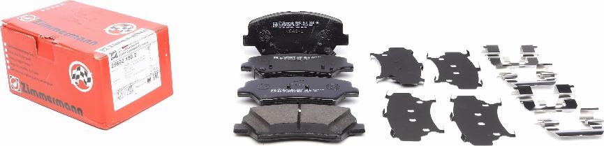 Zimmermann 25692.180.2 - Brake Pad Set, disc brake autospares.lv