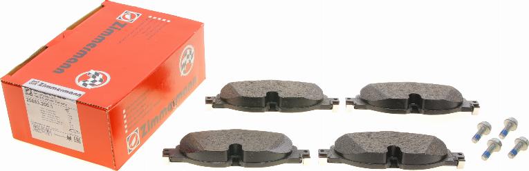 Zimmermann 25683.200.1 - Brake Pad Set, disc brake autospares.lv