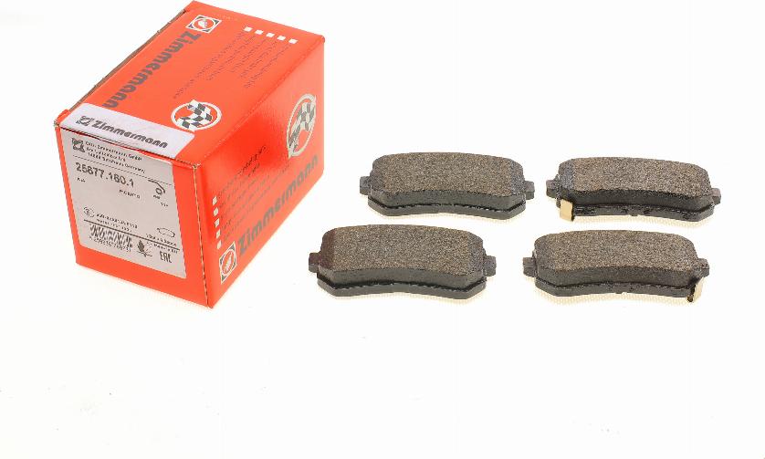 Zimmermann 25677.160.1 - Brake Pad Set, disc brake autospares.lv