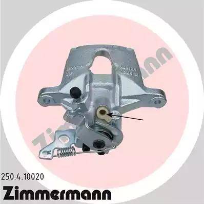 Zimmermann 250.4.10020 - Brake Caliper autospares.lv