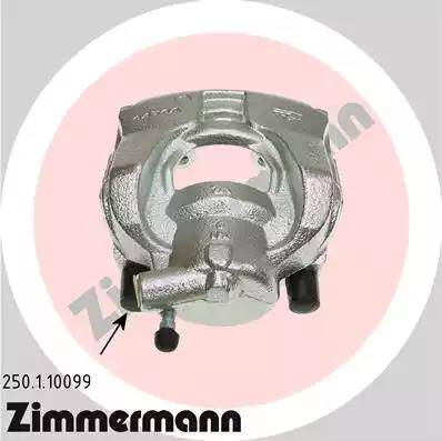 Zimmermann 250.1.10099 - Brake Caliper autospares.lv