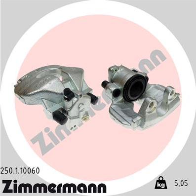 Zimmermann 250.1.10060 - Brake Caliper autospares.lv