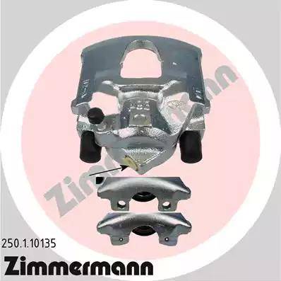 Zimmermann 250.1.10135 - Brake Caliper autospares.lv