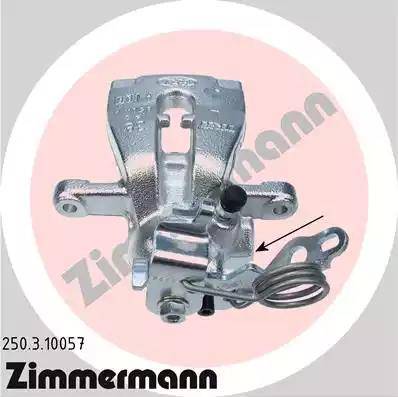 Zimmermann 250.3.10057 - Brake Caliper autospares.lv