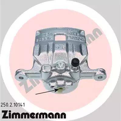 Zimmermann 250.2.10141 - Brake Caliper autospares.lv