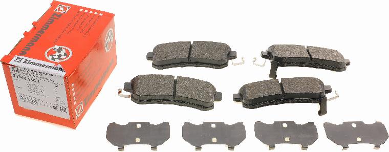 Zimmermann 25340.150.1 - Brake Pad Set, disc brake autospares.lv