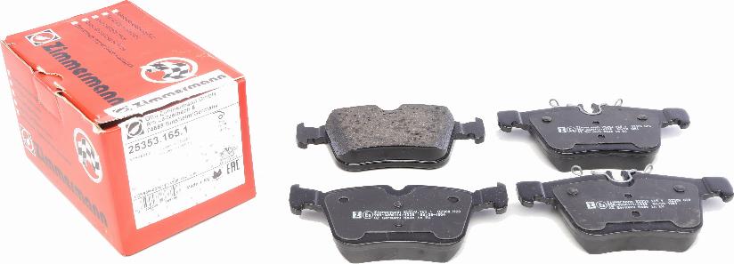 Zimmermann 25353.165.1 - Brake Pad Set, disc brake autospares.lv