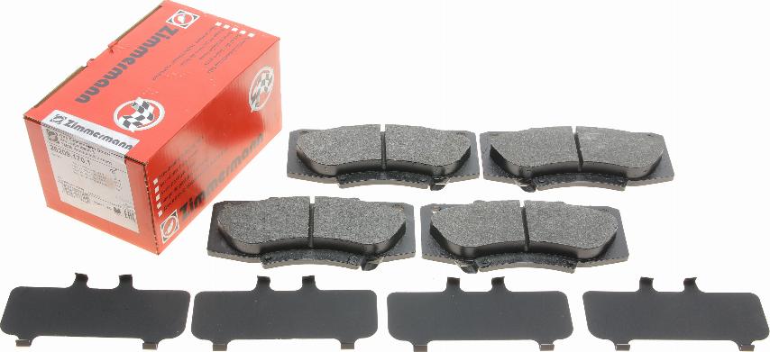 Zimmermann 25209.170.1 - Brake Pad Set, disc brake autospares.lv