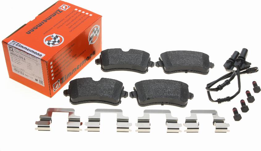 Zimmermann 25214.175.6 - Brake Pad Set, disc brake autospares.lv