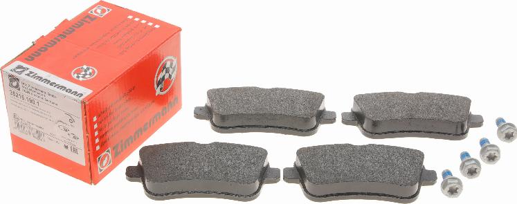 Zimmermann 25215.190.1 - Brake Pad Set, disc brake autospares.lv