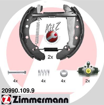 Zimmermann 20990.109.9 - Brake Shoe Set autospares.lv