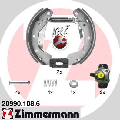 Zimmermann 20990.108.6 - Brake Shoe Set autospares.lv