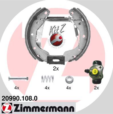 Zimmermann 20990.108.0 - Brake Shoe Set autospares.lv