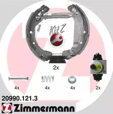 Zimmermann 20990.121.3 - Brake Shoe Set autospares.lv