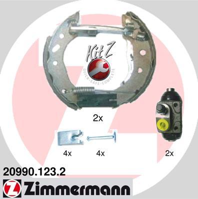 Zimmermann 20990.123.2 - Brake Shoe Set autospares.lv