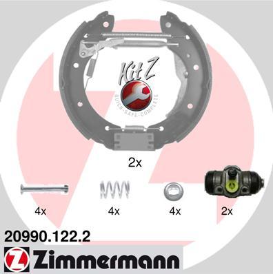 Zimmermann 20990.122.2 - Brake Shoe Set autospares.lv