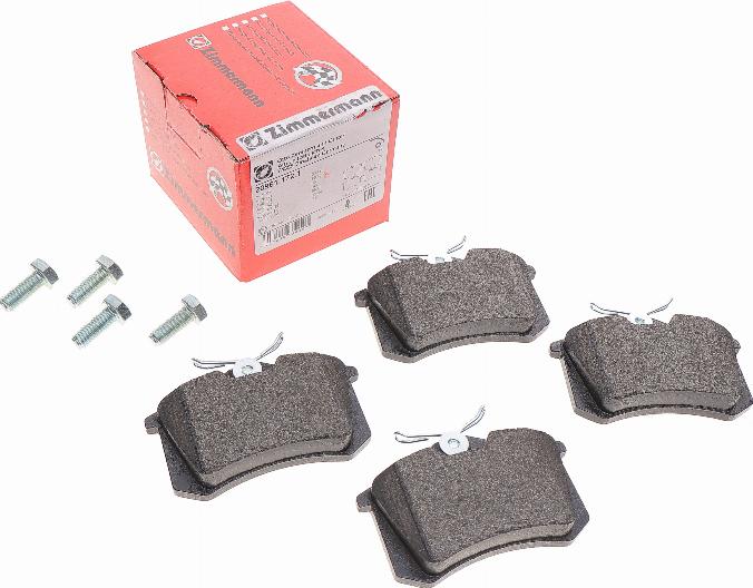 Zimmermann 20961.172.1 - Brake Pad Set, disc brake autospares.lv