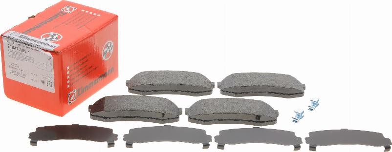 Zimmermann 21947.155.1 - Brake Pad Set, disc brake autospares.lv