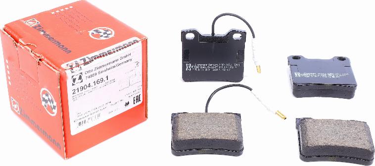 Zimmermann 21904.169.1 - Brake Pad Set, disc brake autospares.lv