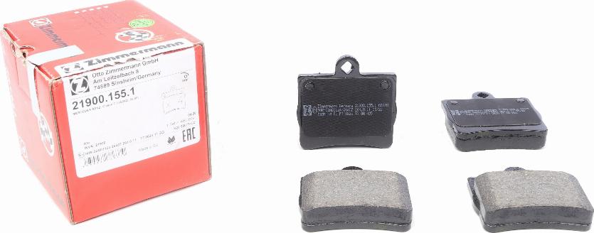 Zimmermann 21900.155.1 - Brake Pad Set, disc brake autospares.lv