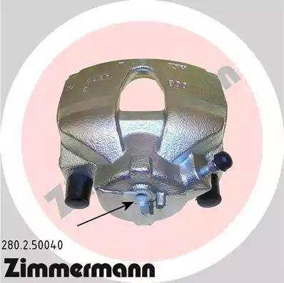 Zimmermann 280.2.50040 - Brake Caliper autospares.lv