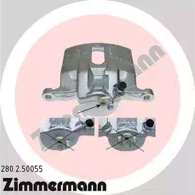 Zimmermann 280.2.50055 - Brake Caliper autospares.lv