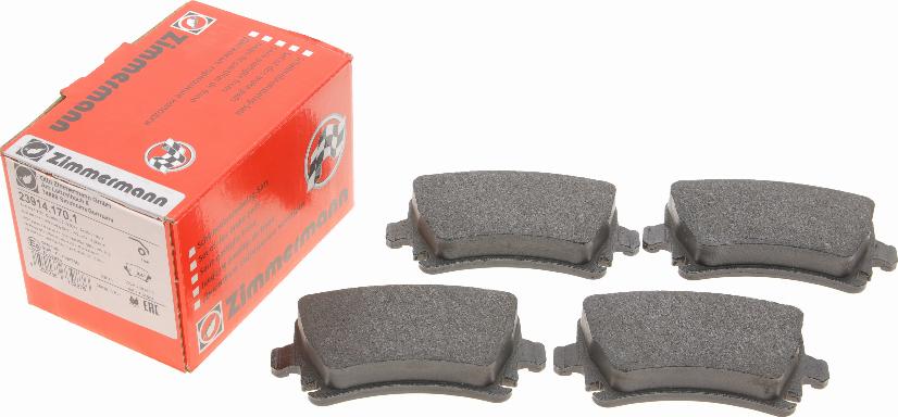 Zimmermann 23914.170.1 - Brake Pad Set, disc brake autospares.lv