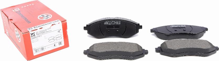 Zimmermann 23974.175.1 - Brake Pad Set, disc brake autospares.lv