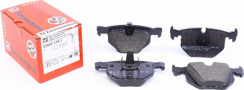 Zimmermann 23447.170.1 - Brake Pad Set, disc brake autospares.lv