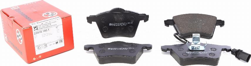 Zimmermann 23418.190.1 - Brake Pad Set, disc brake autospares.lv