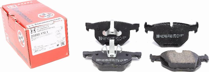 Zimmermann 23550.170.1 - Brake Pad Set, disc brake autospares.lv