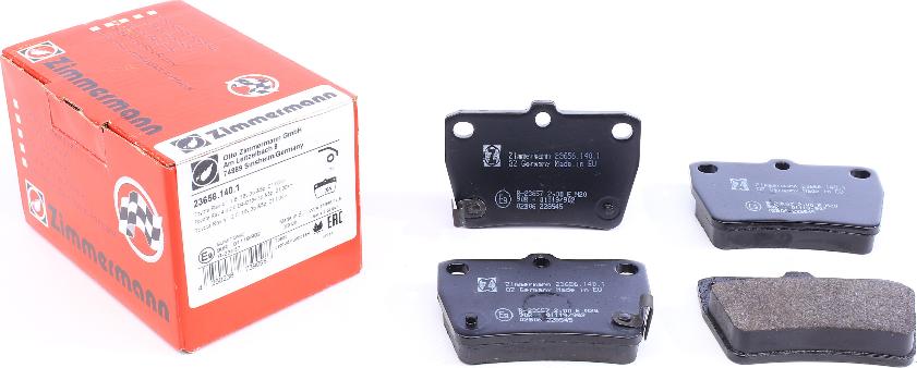 Zimmermann 23656.140.1 - Brake Pad Set, disc brake autospares.lv