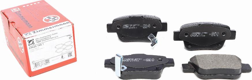 Zimmermann 23620.165.1 - Brake Pad Set, disc brake autospares.lv