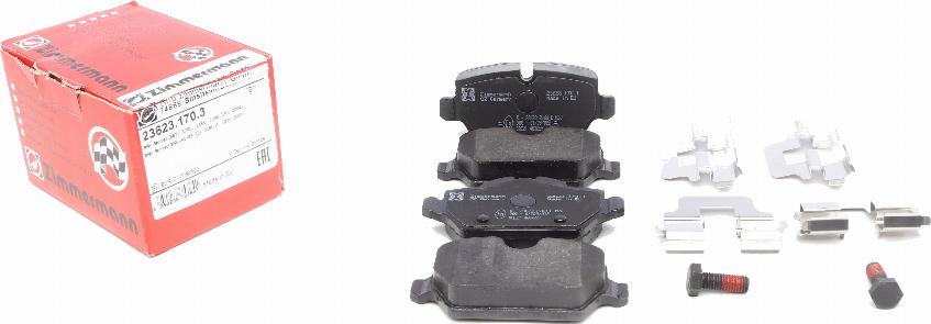 Zimmermann 23623.170.3 - Brake Pad Set, disc brake autospares.lv