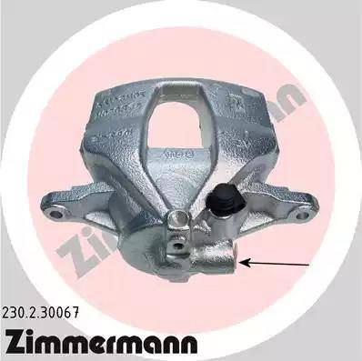 Zimmermann 230.2.30067 - Brake Caliper autospares.lv